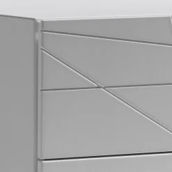 Comò con 3 Cassetti in Agglomerato Ligneo Verniciato - Gemelli