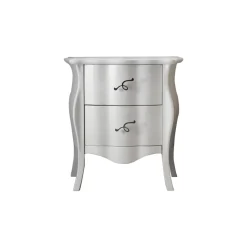 Comodino con 2 Cassetti in Listellare di Tiglio Made in Italy - Babaevo