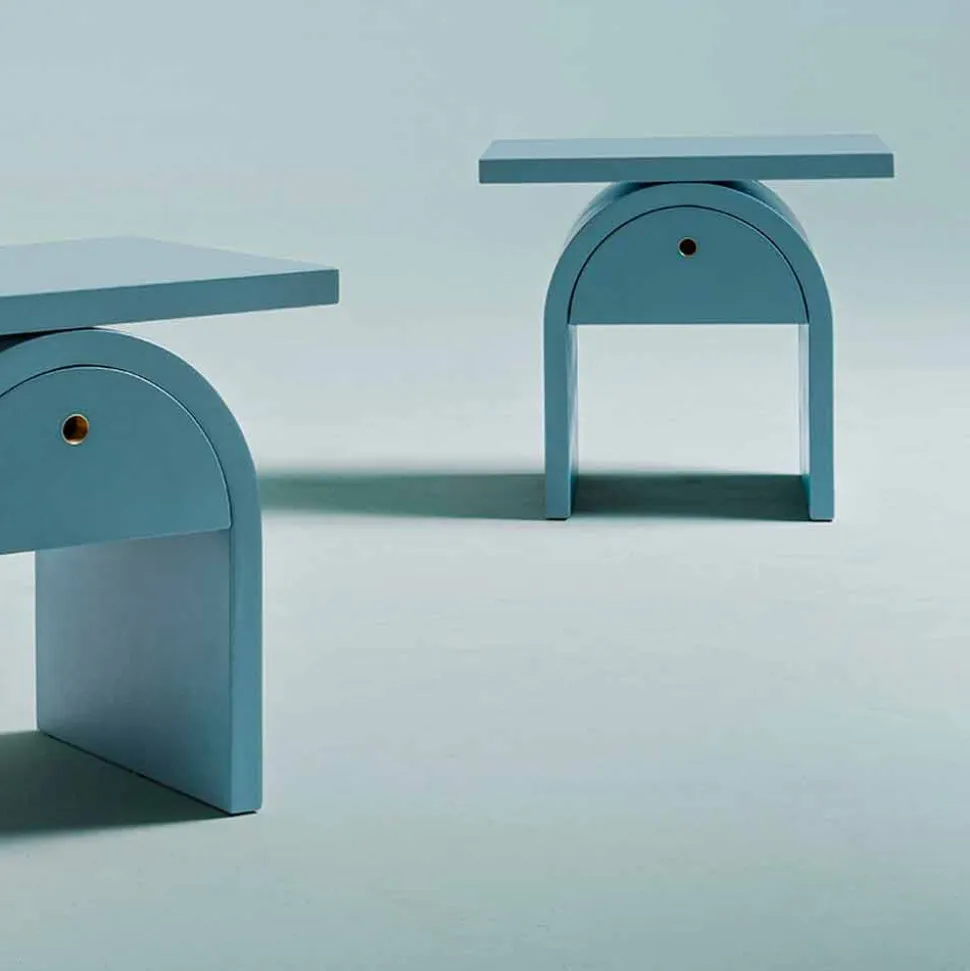 Comodino Moderno Design in Legno Colorato per la Camera da Letto - Arcom