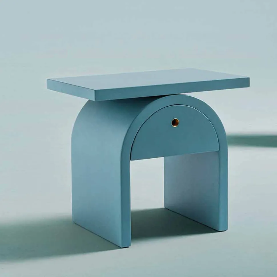 Comodino Moderno Design in Legno Colorato per la Camera da Letto - Arcom