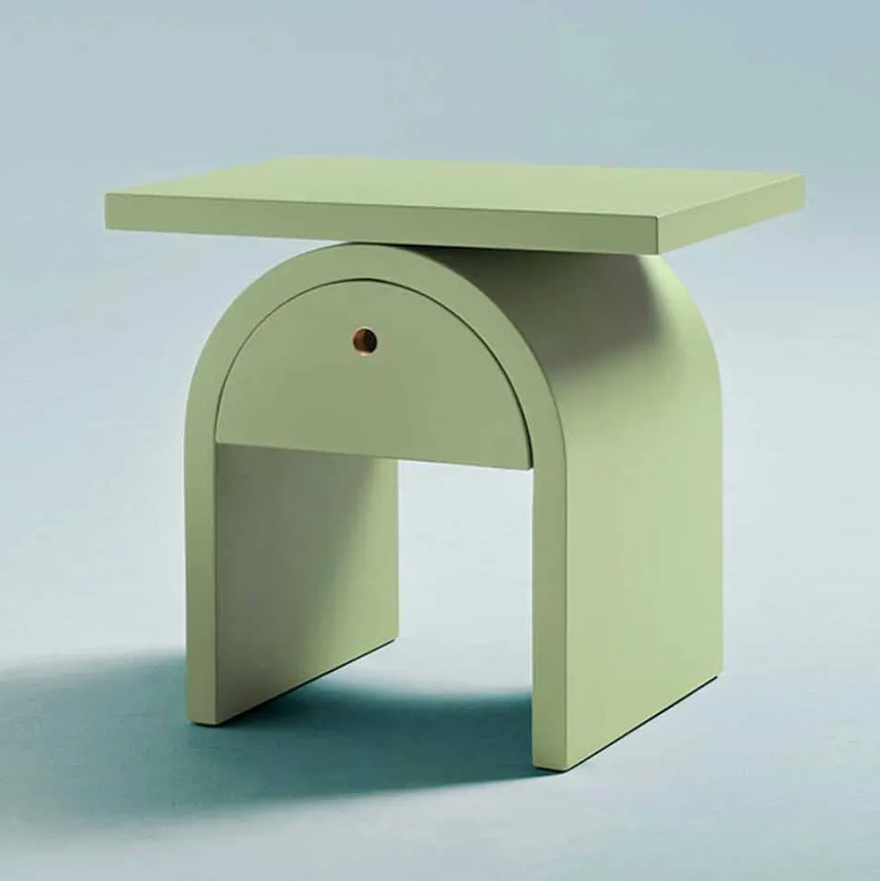 Comodino Moderno Design in Legno Colorato per la Camera da Letto - Arcom