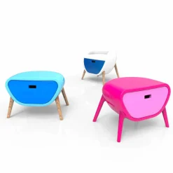 Comodino Moderno Design Little Gauche Made in Italy