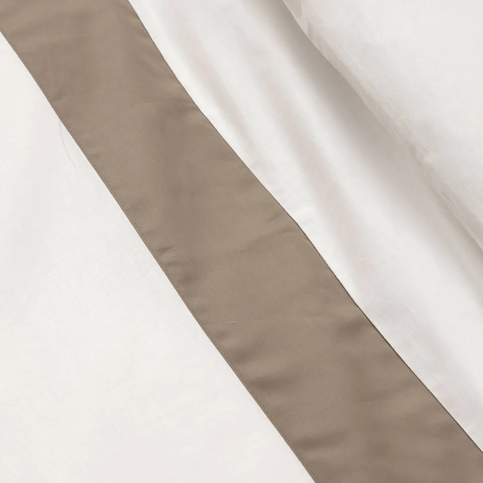 Completo Copripiumino King Size in 100% Cotone e 10% Raso di Cotone - Dettaglio