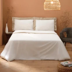 Completo Letto King Size in 100% Cotone e 10% Raso di Cotone - Dettaglio