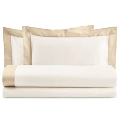 Completo Letto King Size in 100% Cotone e 10% Raso di Cotone - Dettaglio