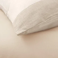 Completo Letto Matrimoniale in 90% Cotone e 10% Lino Made in Italy - Nestle
