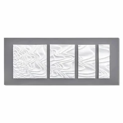Composizione a Parete Astratta Design Moderno in Ceramica Made in Italy - Verno