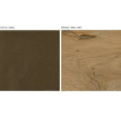 Composizione a Parete Moderna in Finitura Rovere Nodato Nordico e Ferro - Iselin