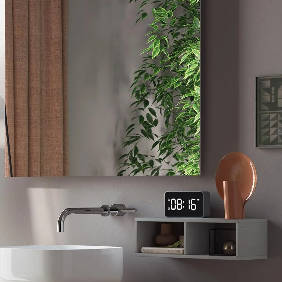 Composizione Bagno Completa di Lavabo, Specchio e Base Made in Italy - Dream