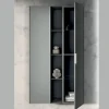 Composizione Bagno Comprensiva di 1 Base con 1 Cassetto, Lavabo e 2 Colonne - Orione
