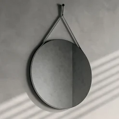 Composizione Bagno Comprensiva di Base con Ruote, Lavabo e Specchio - Titan