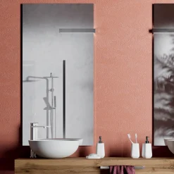 Composizione Bagno con Basi Antigraffio e Lavabi in Resina Made in italy - Palom