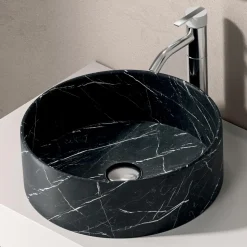 Composizione Bagno con Cassetto, Lavabo, Specchio, Pensile e Mensola - Elios