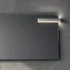 Composizione Bagno con 2 Cassetti, Lavabo in Ceramica Calacatta e Specchio - Orione