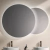 Composizione Bagno con 4 Cassetti in Rovere Rio, Specchio e Lavabo - Velaria