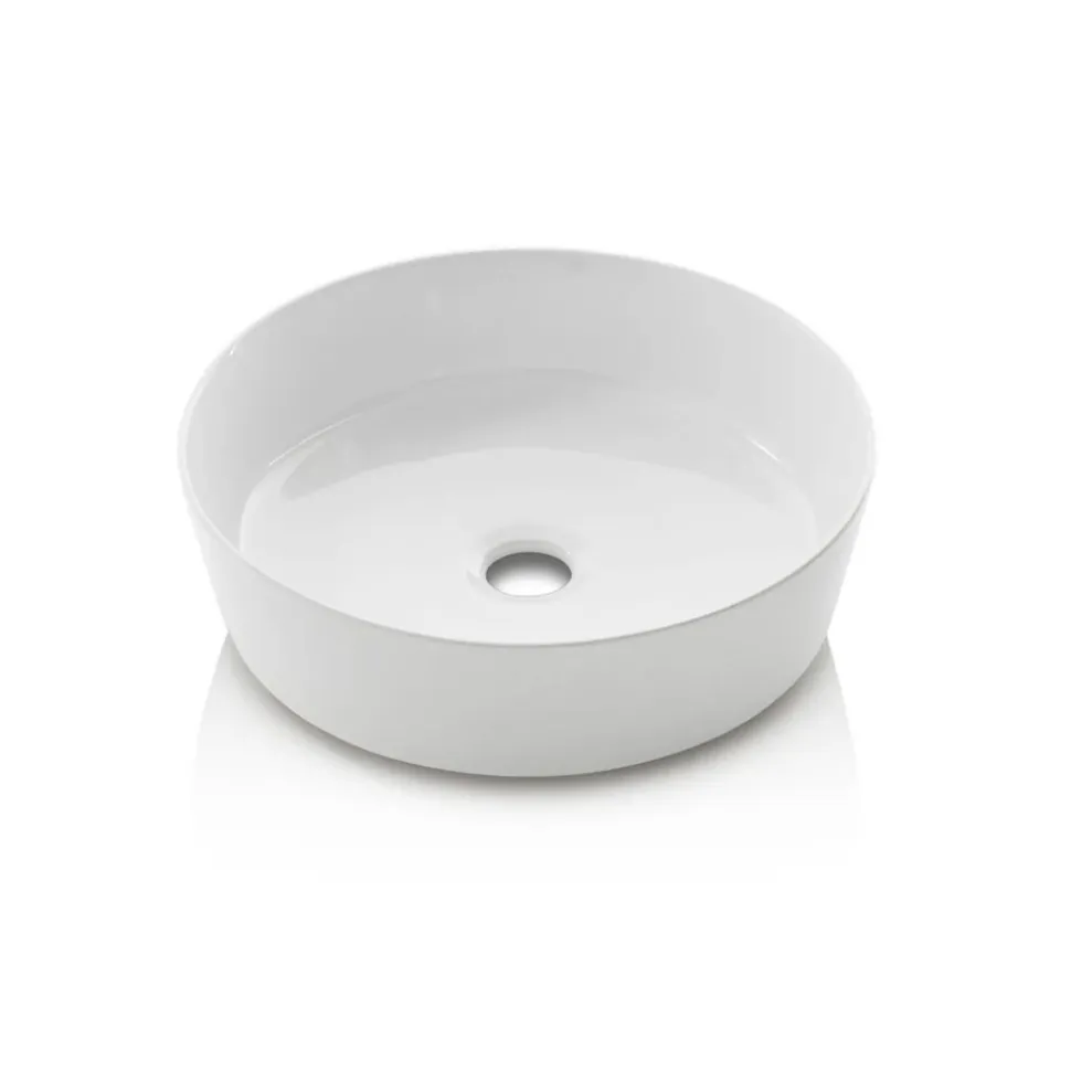 Composizione Bagno con 4 Cassetti in Rovere Rio, Specchio e Lavabo - Velaria