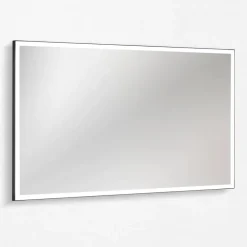 Composizione Bagno con 4 Cassetti Blu Avio, Specchio e Lavabo - Velaria