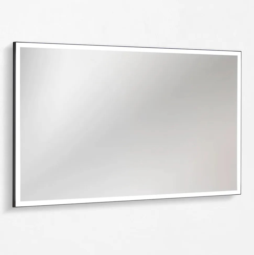 Composizione Bagno con 4 Cassetti Blu Avio, Specchio e Lavabo - Velaria