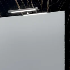Composizione Bagno con 4 Cassetti, 2 Lavabi in Ceramica e Specchio - Titan