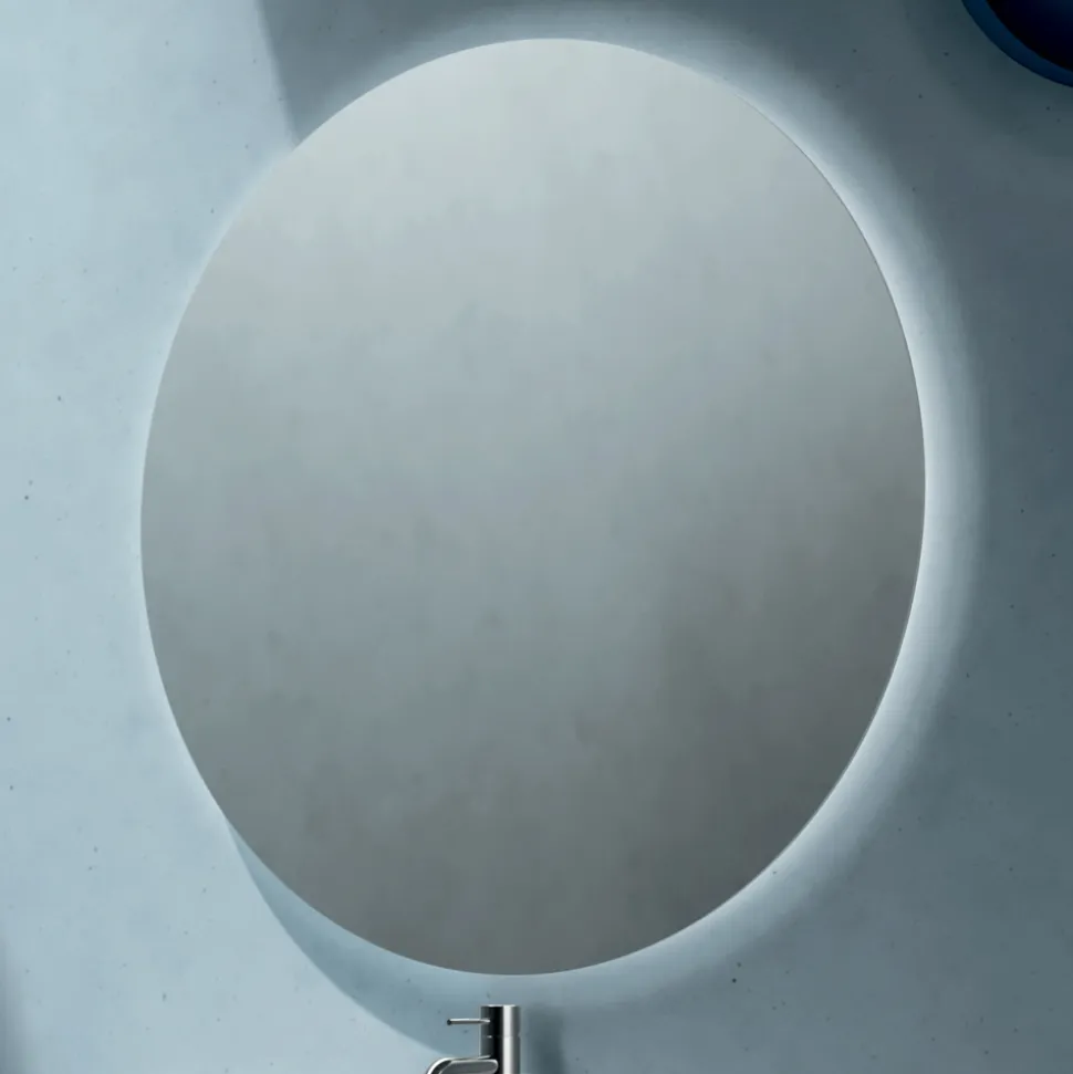 Composizione Bagno con 2 Cassetti, 1 Vano a Giorno e Specchio - Titan