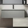 Composizione Bagno con 2 Cassetti, Pensile, Colonna e Specchio - Titan