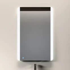 Composizione Bagno con 3 Cassetti Tortora Opachi, Specchio e Lavabo - Velaria