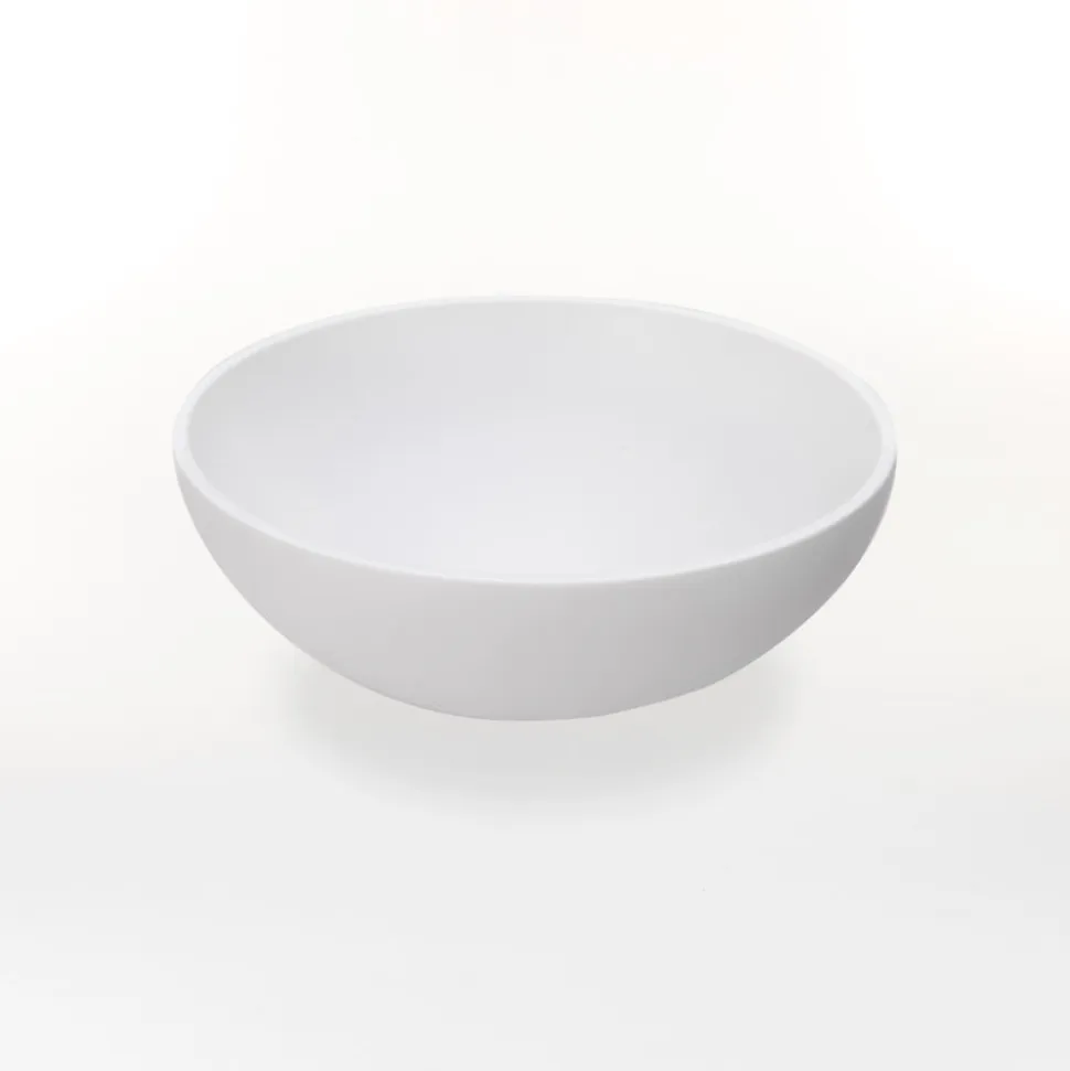 Composizione Bagno con Lavabo in Resina e Specchio Made in Italy - Palom