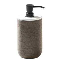 Composizione Bagno con Mobile in Teak, Specchio e Accessori - Carolie