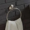 Composizione bagno lavabo su colonna in ceramica bianca vintage Ania