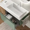 Composizione Bagno Verde Salvia e Quercia Cannettato Made in Italy - Urano