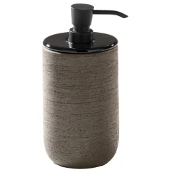 Composizione da Bagno con Mobile in Teak, Lavabo e Accessori - Carolie