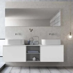Composizione da Bagno dal Design Moderno a Sospensione Made in Italy - Callisi14
