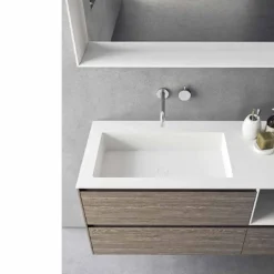 Composizione d’Arredo Bagno, Design Moderno e Sospeso Made in Italy - Callisi8