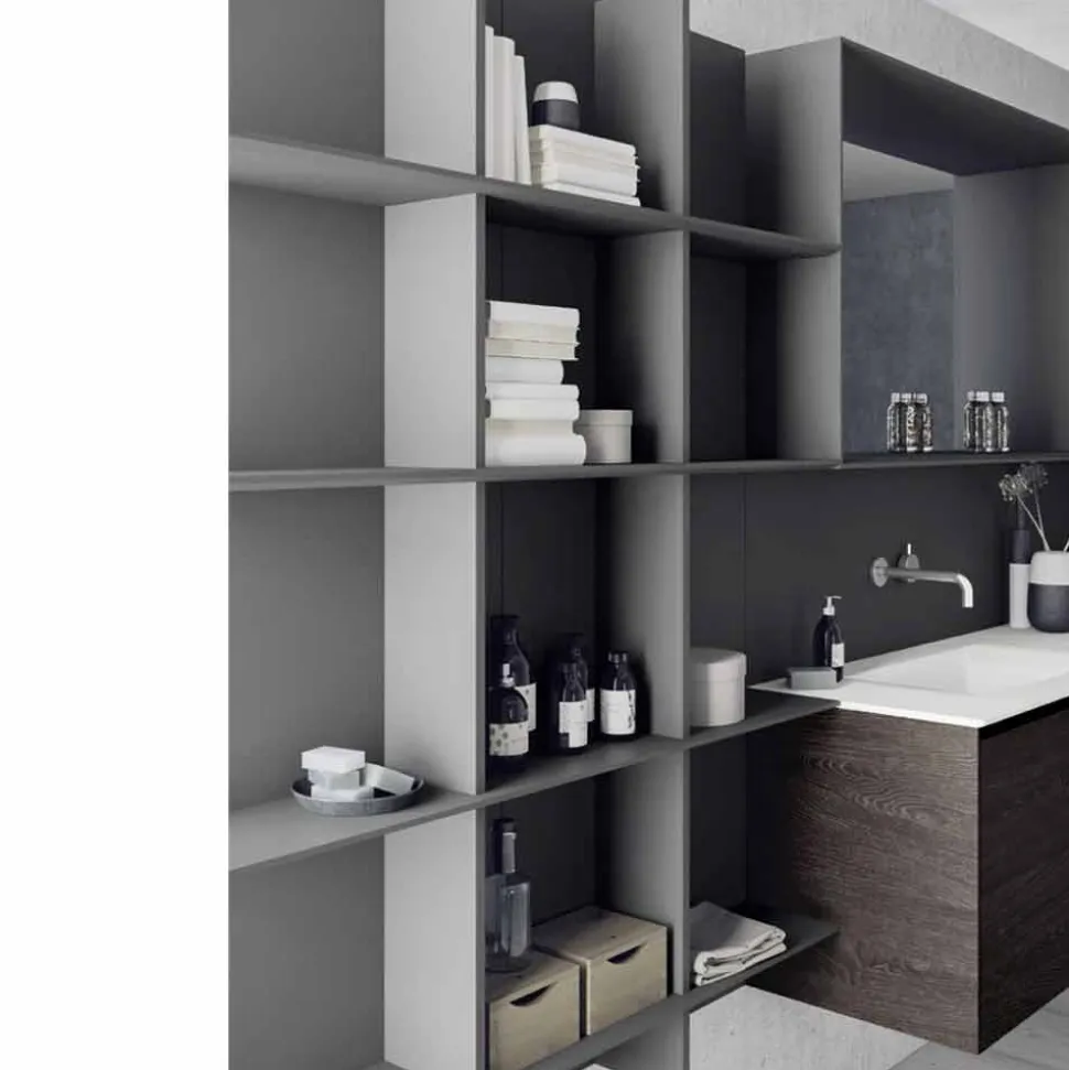 Composizione d’Arredo Bagno Sospesa e Moderna, Mobili di Design - Callisi12