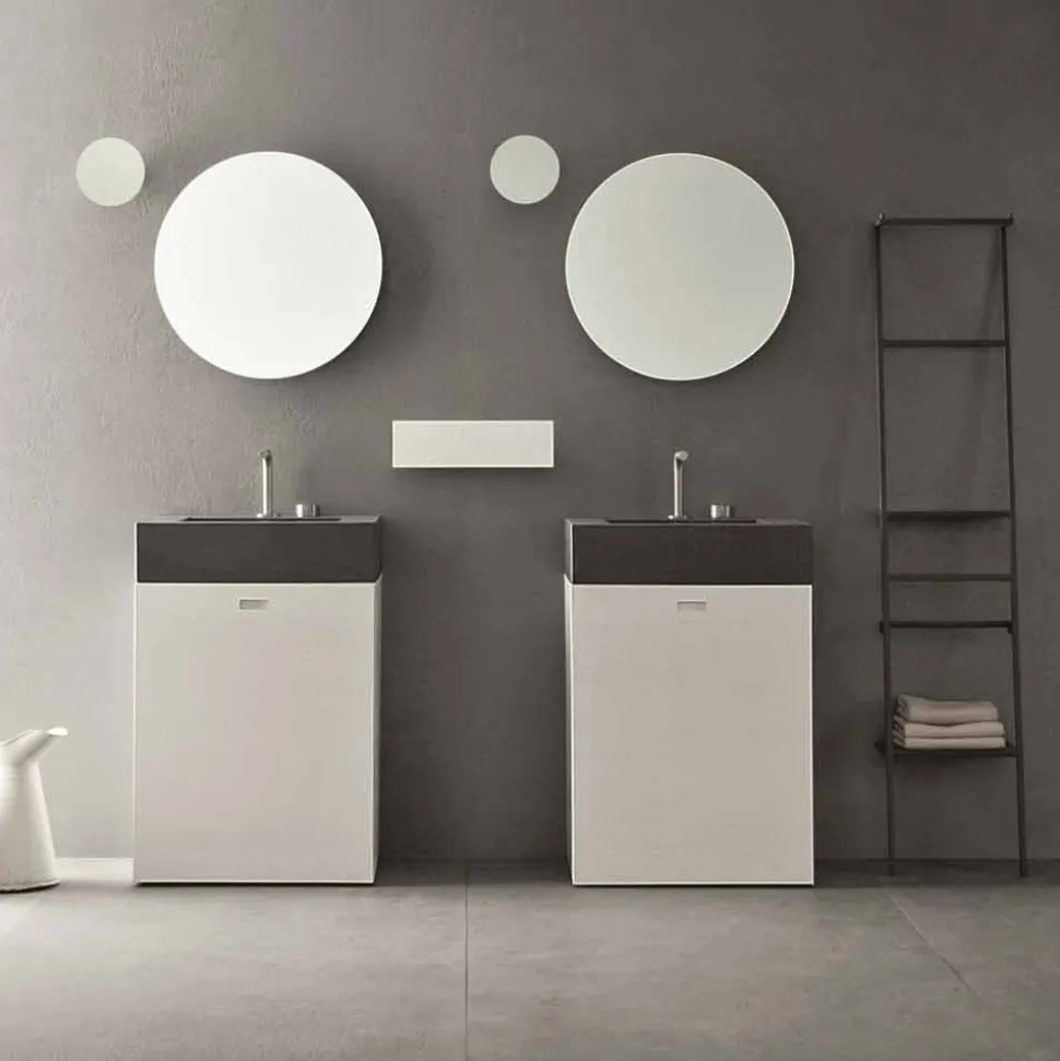 Composizione da Terra di Mobili Moderni per il Bagno di Design - Farart10