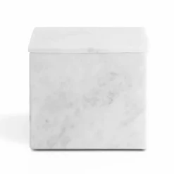 Composizione di Accessori da Bagno in Marmo Made in Italy, 4 Pezzi - Deano