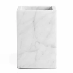 Composizione di Accessori da Bagno in Marmo Made in Italy, 4 Pezzi - Deano