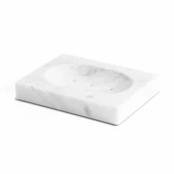 Composizione di Accessori da Bagno in Marmo Made in Italy, 4 Pezzi - Deano
