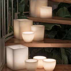 Composizione di Lanterne Profumate con Lumino Made in Italy 3 Pezzi - Terna