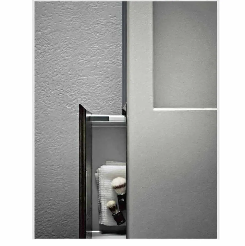 Composizione di Mobili Artigianali per Bagno di Design Moderno a Terra - Farart3