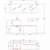 Composizione di Mobili d’Arredo da Bagno a Terra Design Moderno - Farart1