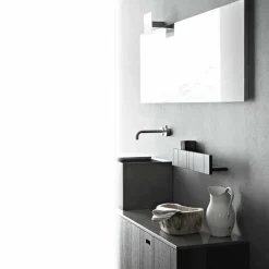 Composizione di Mobili d’Arredo da Bagno a Terra Design Moderno - Farart1