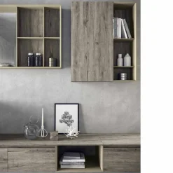 Composizione di Mobili Moderni da Bagno, Design Sospeso Made in Italy - Callisi6