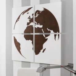 Composizione di 4 Pannelli che Raffigurano il Mondo Made in Italy - Ciro