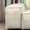 Composizione di 1 Pouf con Schienale, 1 Pouf e 1 Penisola - Bizzarro