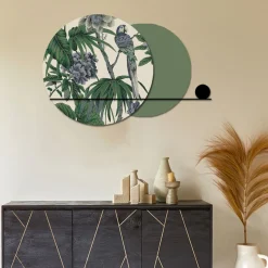 Composizione di Quadri in Legno con Stampa Tropicale Made in Italy - Giamaica
