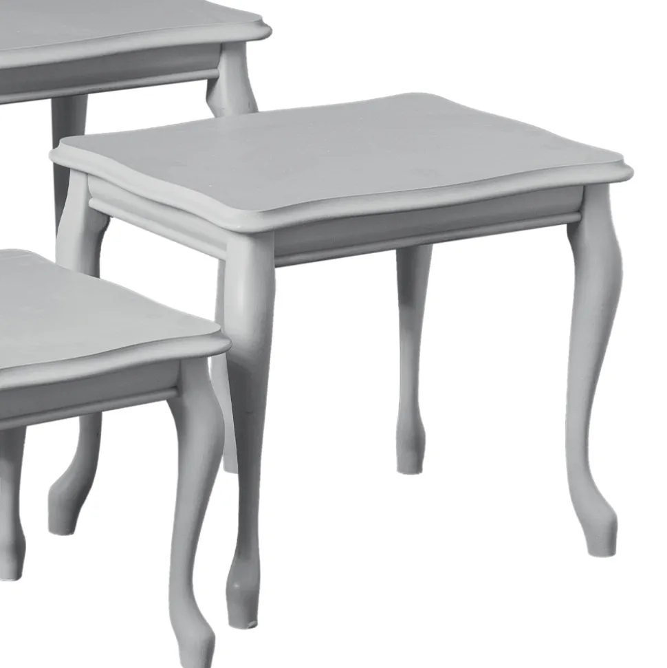 Composizione di 3 Tavolini di Diverse Misure Made in Italy - Mummu