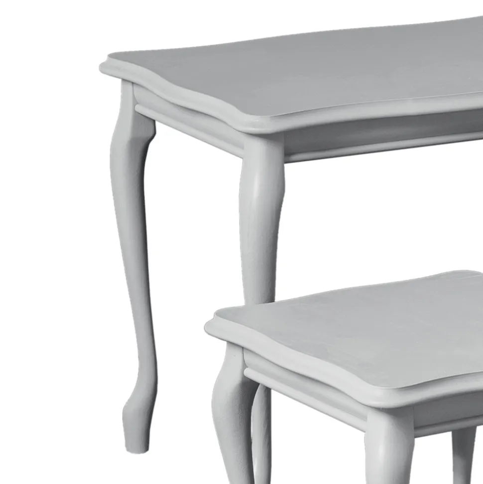 Composizione di 3 Tavolini di Diverse Misure Made in Italy - Mummu