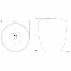 Composizione 3 Mobili Bagno Sospesa con Lavabo Bianco in Resina - Abbaglio