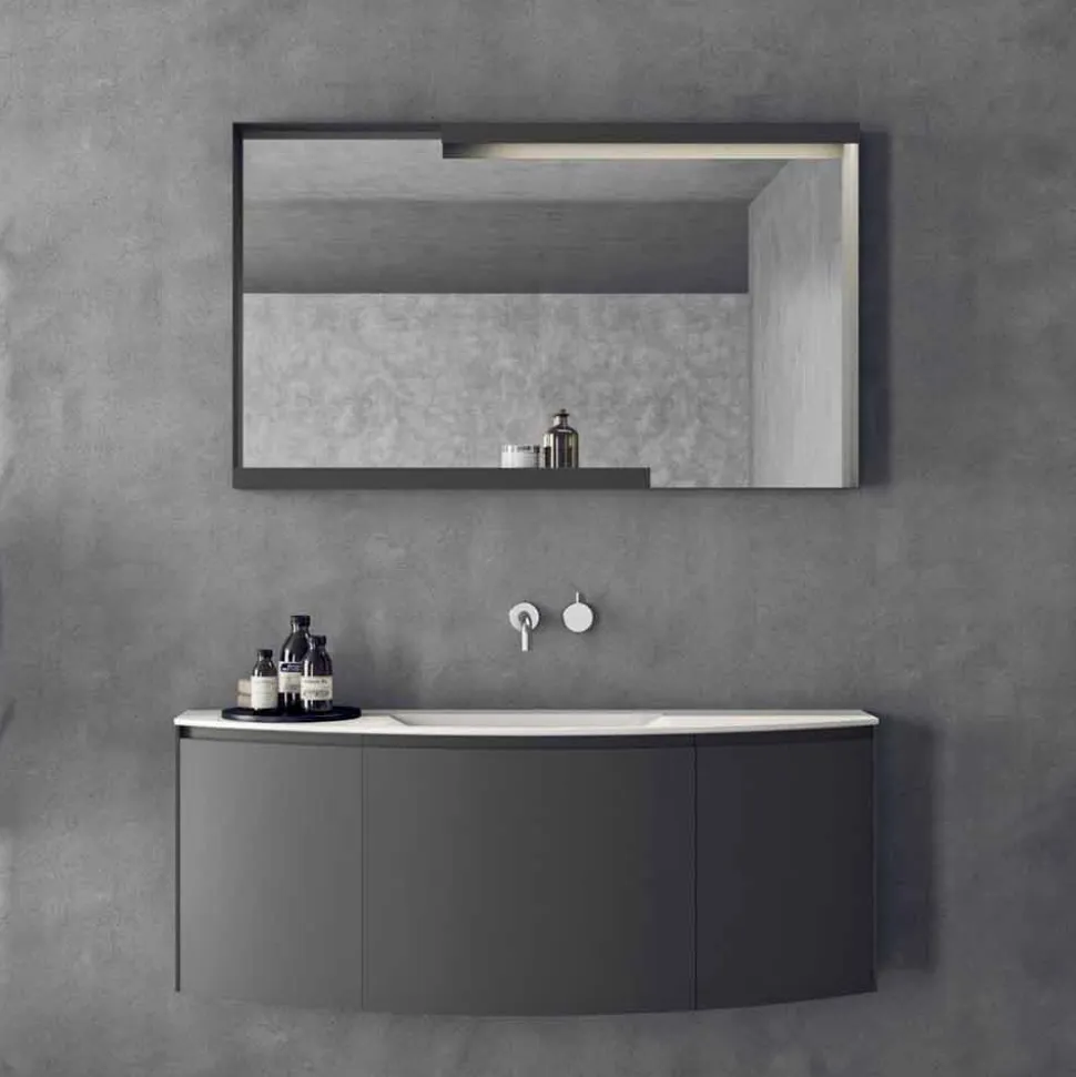Composizione Mobili d’Arredo per il Bagno Sospesi dal Design Moderno - Callisi3